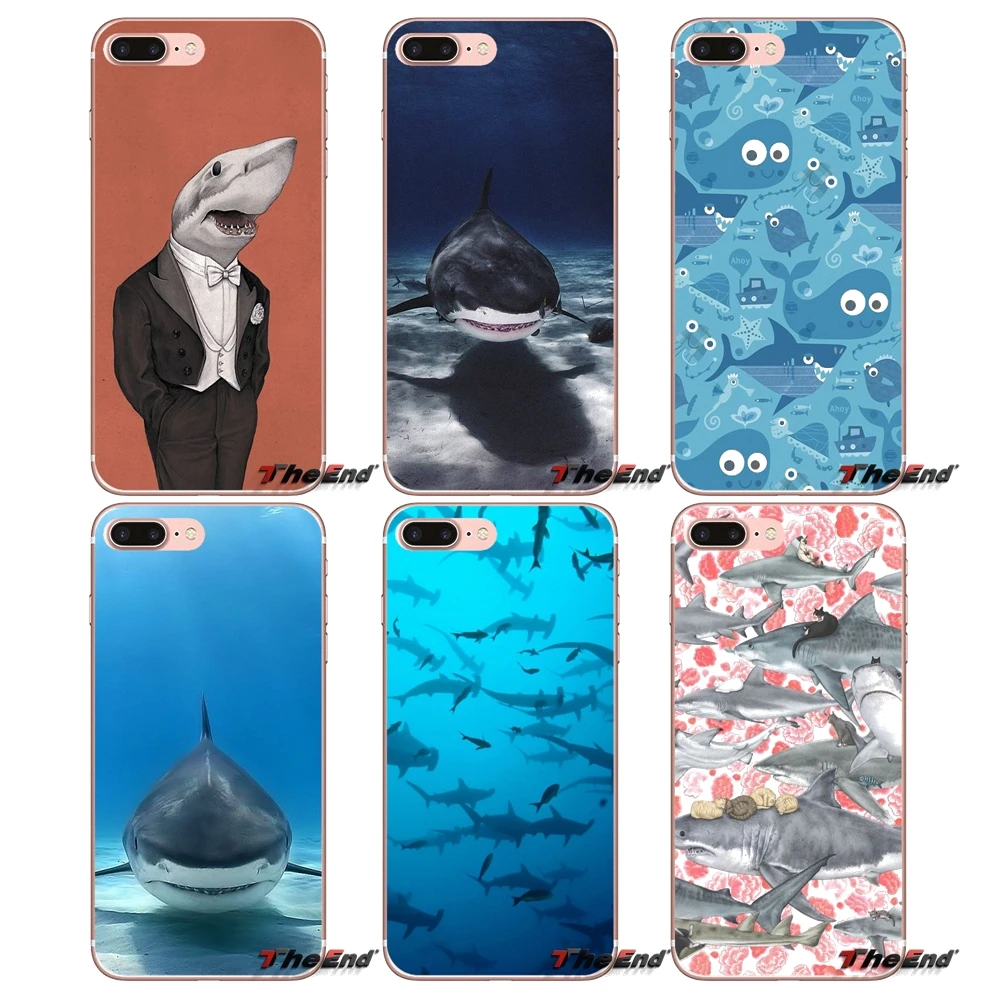 

For Xiaomi Redmi 4 3 3S Pro Mi3 Mi4 Mi4i Mi4C Mi5 Mi5S Mi Max Note 2 3 4 sharks Marine large creatures TPU Case