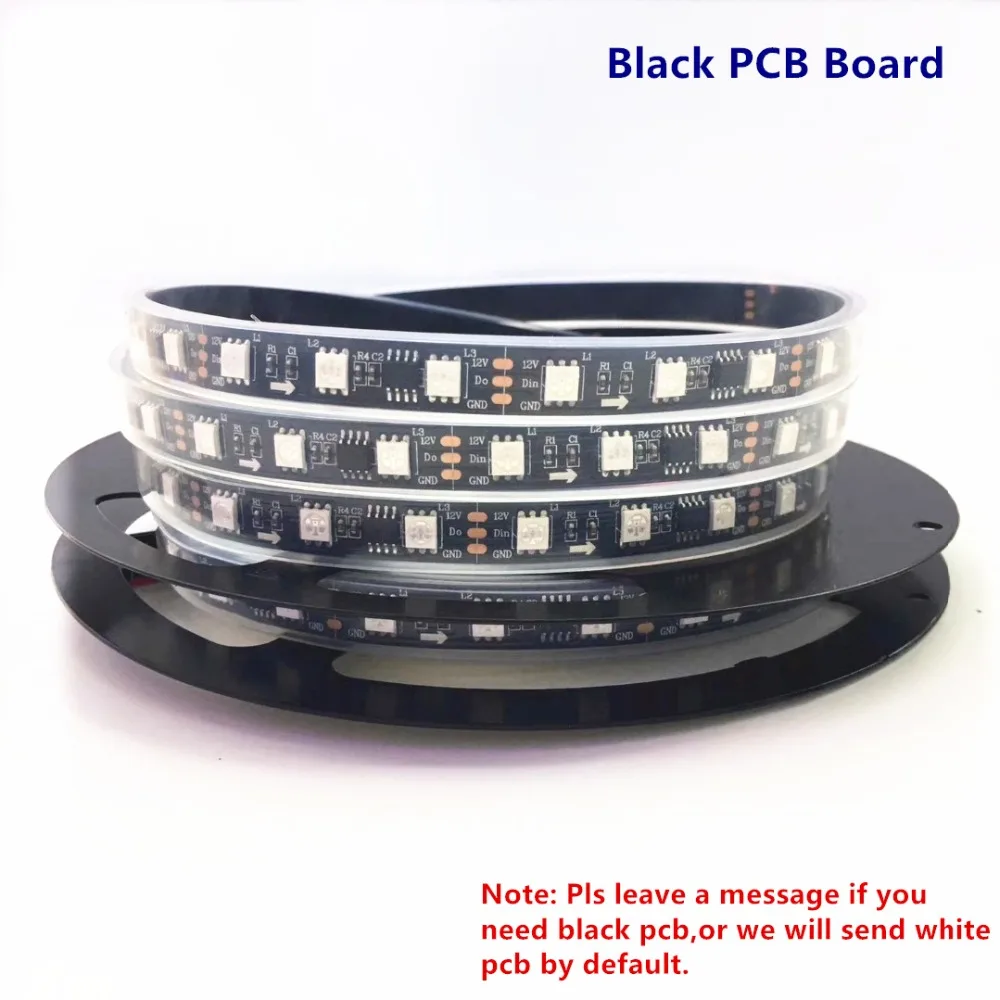 RGB Лента светодиодная WS2812B 50 см/1 м/5 м 5 В 30/60/144 светодиодов/M 2811 светодиодов IP30/IP67