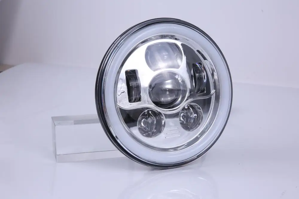 7 Inch Projector Daymaker Led Headlight HiLo Beam DRL Turn Signal For Lada 4x4 Urban Niva Jeep Suzuki Samurai LED Headlamps 9