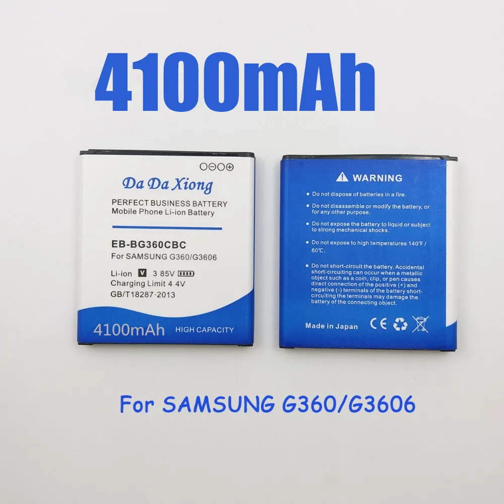 Аккумулятор для Samsung Galaxy Core Prime G360 G3608 G3606 G3609 J2 Win 2 Duos TV EB BG360BBE 4100 мАч|battery for samsung|battery