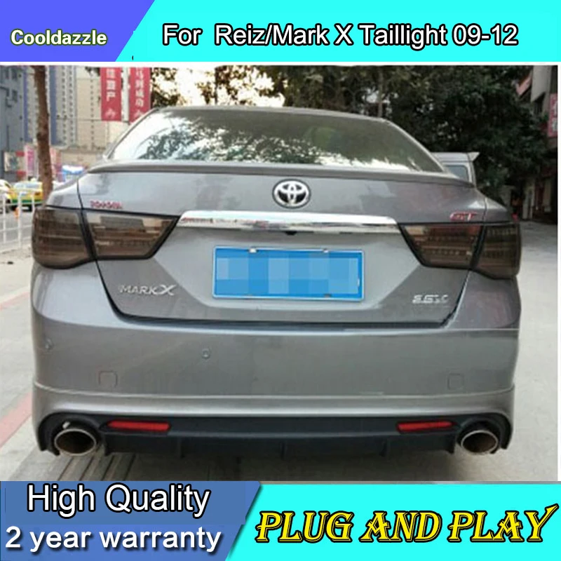 Для Toyota Reiz Mark X светодиодный фонарь светильник s 2009 2010 2011 2012 год задний с парковки