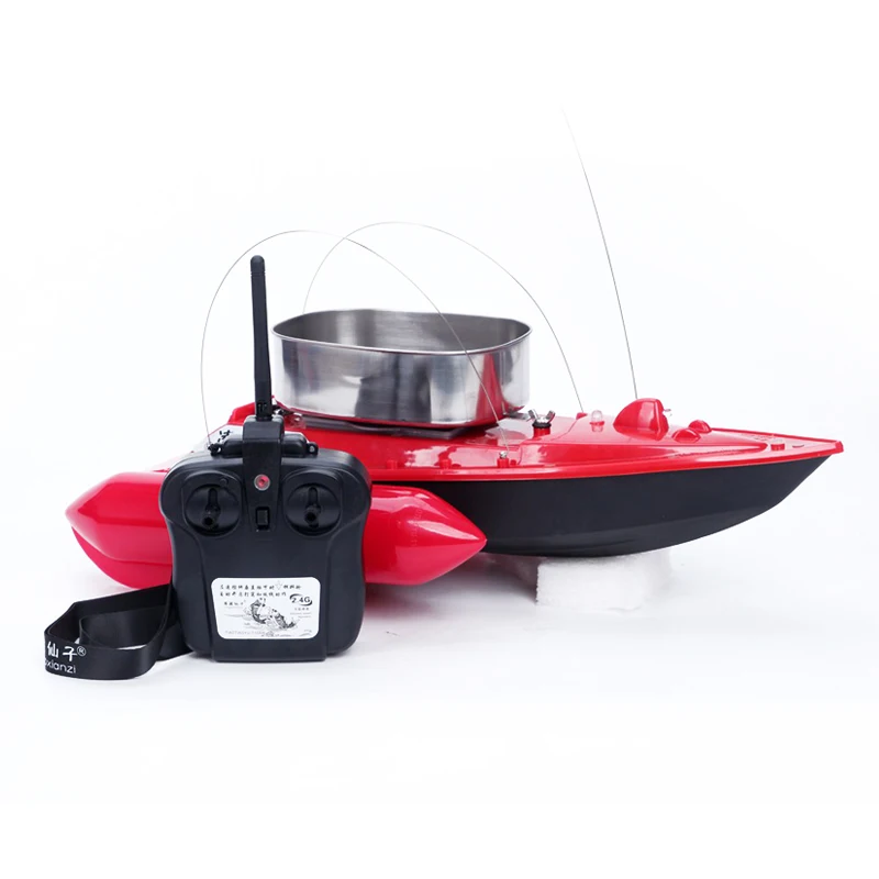 

PDDHKK Smart Fish Finder Model Ship With 300M Remote Control Visual 150M RC Fishing Bait Boat 3 Color Mini Speed Boat 1.5KG Load