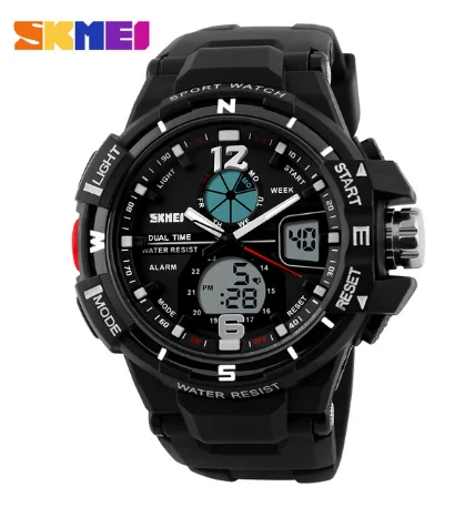 SKMEI G Digital Fashion Style-Men's Military Sport Watches Army Military Wrist Watch sport Quartz Watch - Цвет: D