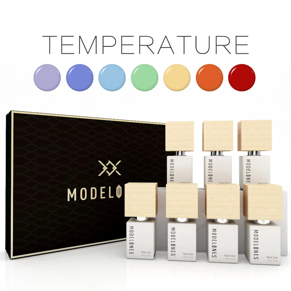 

Modelones 7Pcs/Lot Temperature Nail Gel Polish Set Chameleon UV Nail Gel Varnish Kits Soak Off Thermal Led Gel Enamel