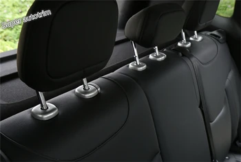 

Lapetus Seat Head Pillow Headrest High-low Adjust Button Cover Trim Fit For Jeep Renegade 2015 - 2020 ABS Accessories Interior