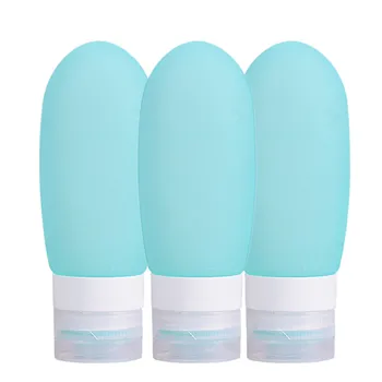 

89ml Empty Silicone Travel Packaging Pressure Bottle For Lotion Shampoo Bath Container Portable Bottle Beauty Tools For Face