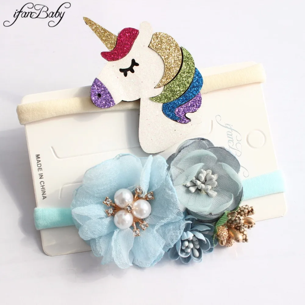 Baby Unicorn nylon headband (6)