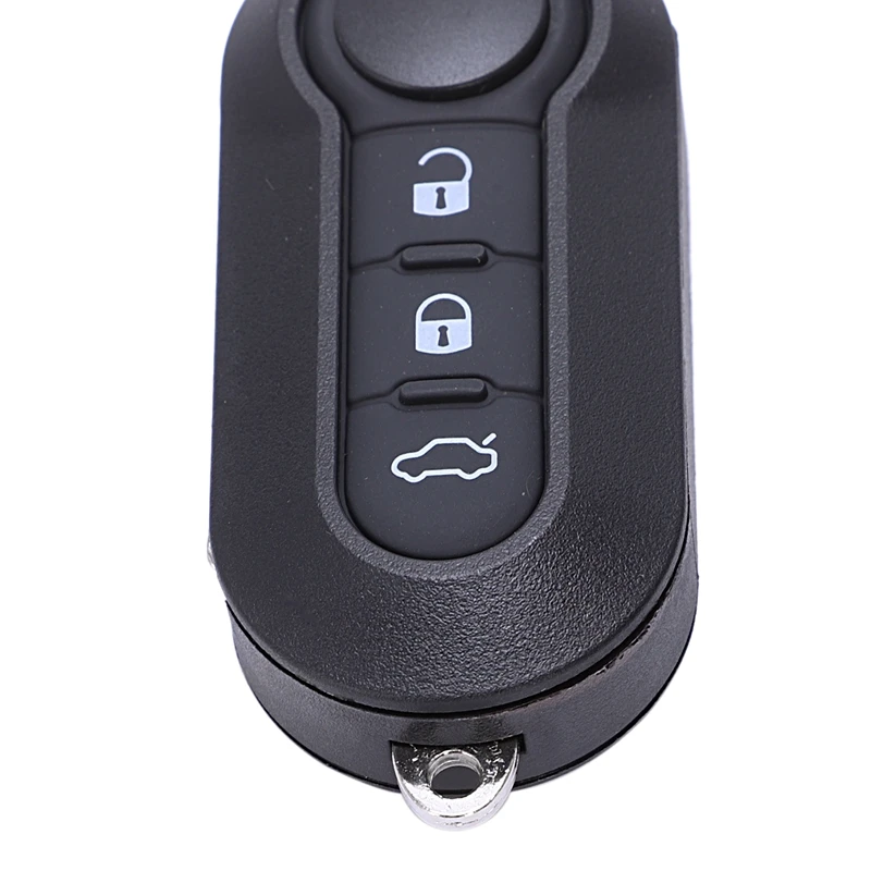 New Flip 3 Button Remote Key Fob Case Shell for Fiat 500 Punto Panda Stilo Brava
