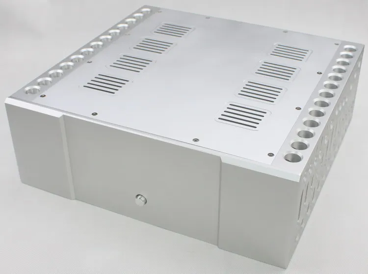 Luxury WA66 amplifier chassis Preamplifier aluminum enclosure 410x430x150mm Class A amp case | Электроника