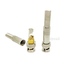 Cheap Free Shipping 10pcs/lot BNC Male Video Plug Coupler Connector to screw for RG59 video bnc adapter for cctv