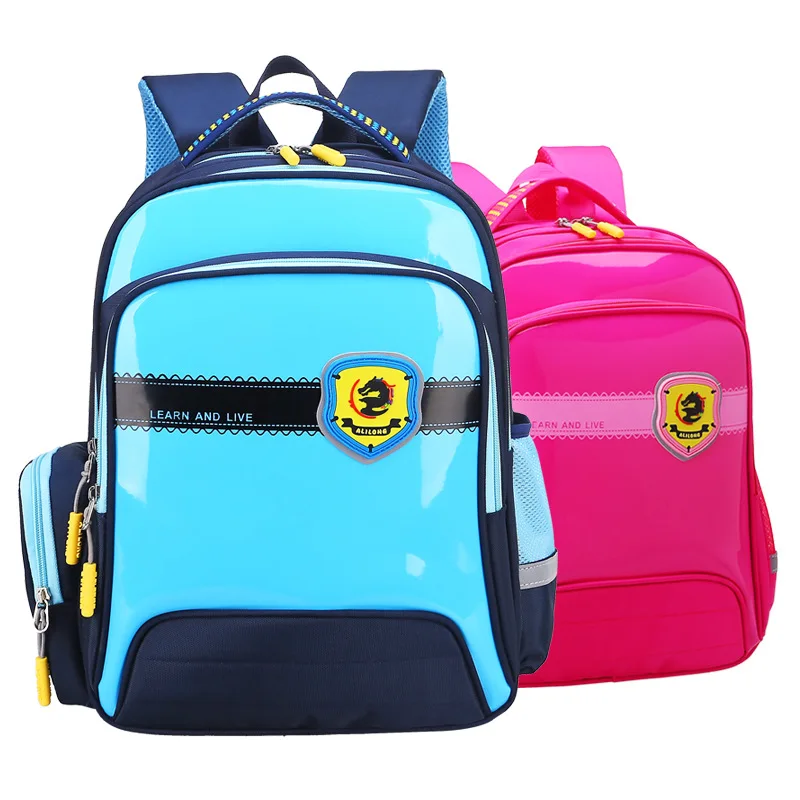 New 6 12 Year Old Waterproof Children's Backpack 1 3 6 Grade Boys and ...