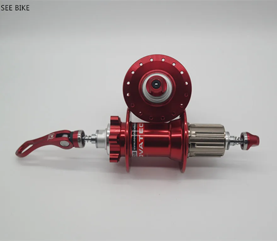 

TAIWAN Novatec quick release D041SB D042SB Disc Brake MTB road bicycle hub Front Rear Bike Hub 4 Bearing 24H 28H 32H 36H Holes