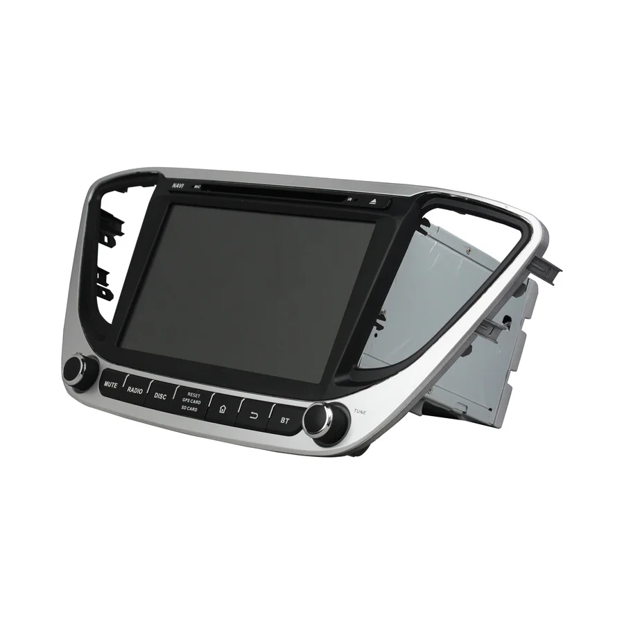 Best 8 Core 64GB rom Android 9.0 Navirider Car radio touch screen GPS Navigation for HYUNDAI Verna Accent 2017 bluetooth video Player 2