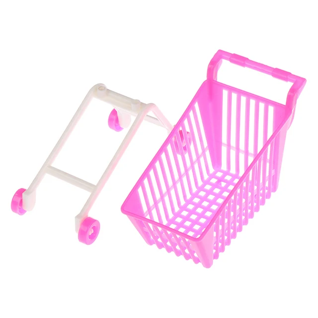 Creative Mini Children Handcart Simulation Small Supermarket Shopping Cart Utility Cart Pretend Play Toys Strollers Kids Gift 5
