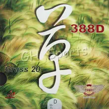 Dawei 388D-Grass20 длинный Pips-out Настольный теннис пинг-понг резиновый с губкой