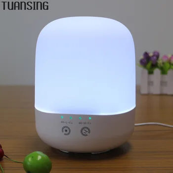

Tuansing NEW 300ml Ultrasonic Aroma Essential Oil Diffuser Aromatherapy Humidifier 2 Mist Modes 7 Color Light Timing Function
