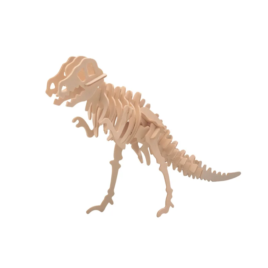 Chanycore детские развивающие деревянные игрушки 3D пазл динозавр T rex Triceratops Stegosaurus