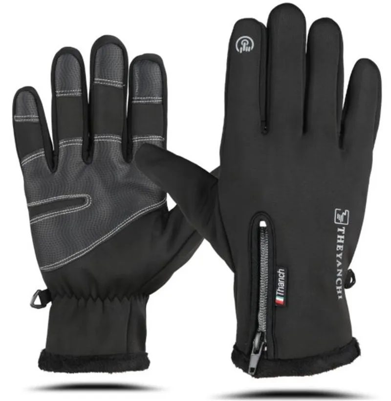 

Motorcycle Gloves Winter Warm Waterproof Windproof Protective Biker Gloves Touch Screen Guantes Luvas Warm Fleece Lined Gloves