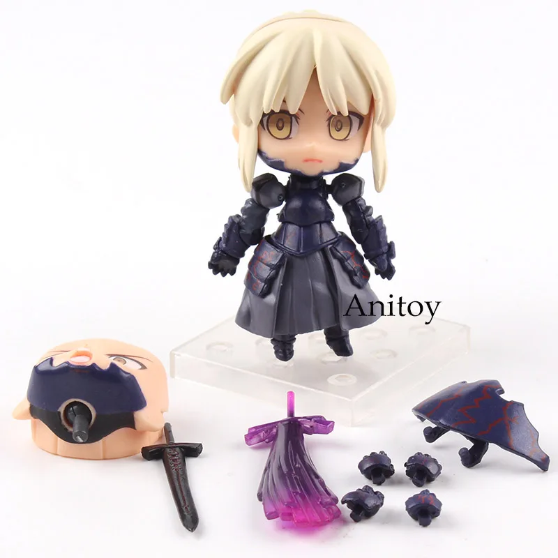 Аниме Nendoroid 363 Fate Stay Night Saber Alter фигурка супер подвижное издание ПВХ Фигурки Коллекционная модель игрушки - Цвет: in bag