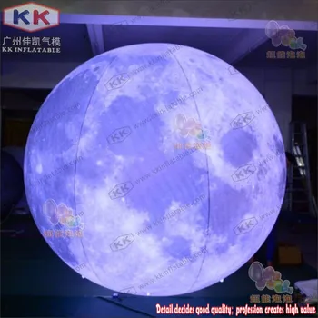 

giant inflatable moon ball with led light for advertising