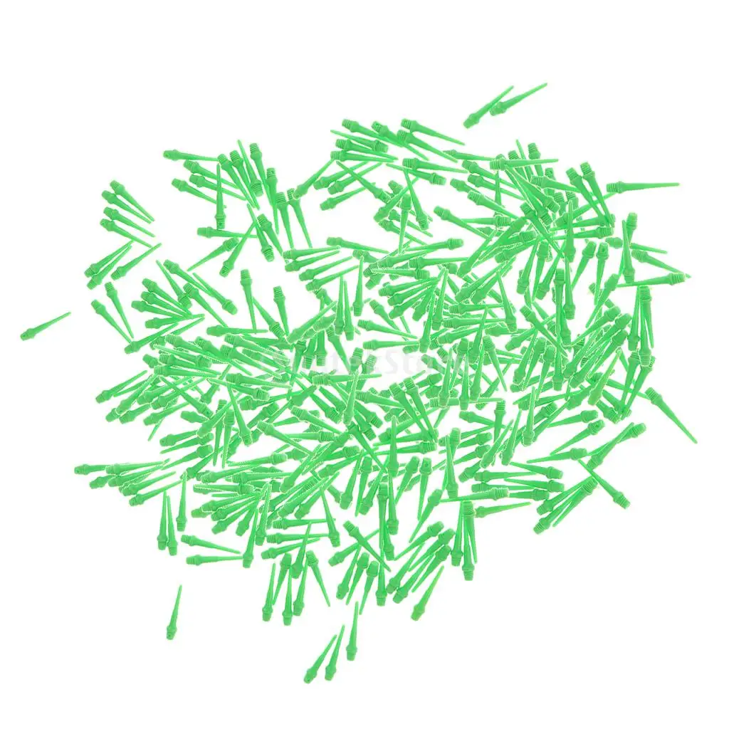 200 Pieces Dart Soft Tips Points 2BA Standard Darts Needle Green Bargain Price