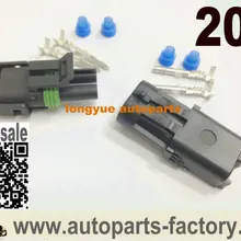 Longyue 20 комплект 2 Pin WeatherPack герметичный разъем проводки комплект o2 Датчик коннектора