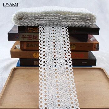 

12yard lace fabric DIY wedding decoration water-soluble bar code lace ribbon garment accessories milk silk embroidery lacefabric