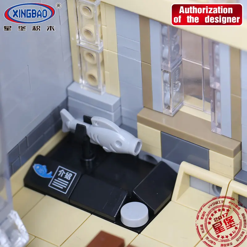 XingBao 01005 блоков 5052 шт. оригинальные креативные строительные блоки серии город МОС