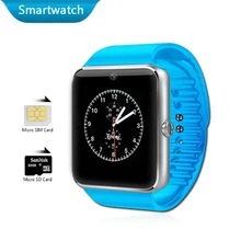 Gt08 electrónica bluetooth cámara del teléfono smart watch smartwatch android reproductor de mp3 a prueba de agua relojes de la tarjeta sim de salud deporte reloj
