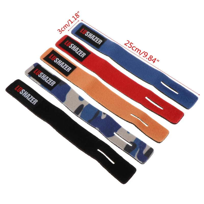 

Fishing Rod Band Fixing Tie Strap Holder Elastic Anti Slip Pole Belt Wrap Tools