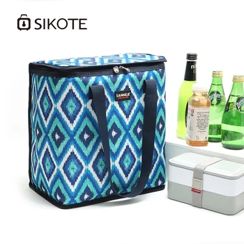 

SIKOTE 22L Portable Cooler Bag for Picnic Thermal Bag Food Preservation Storage for Travel Women Bags Cooler Box Ice Pack