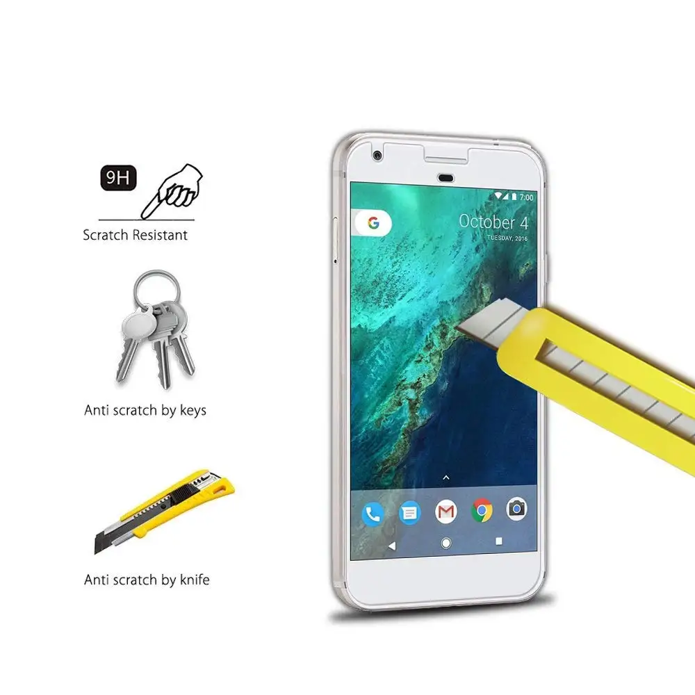 PORTEFEUILLE New 9H Hardness Premium Tempered Glass For Google Pixel Pixel 2 XL Ultra Clear Screen Protector For Google 6p nexus (15)