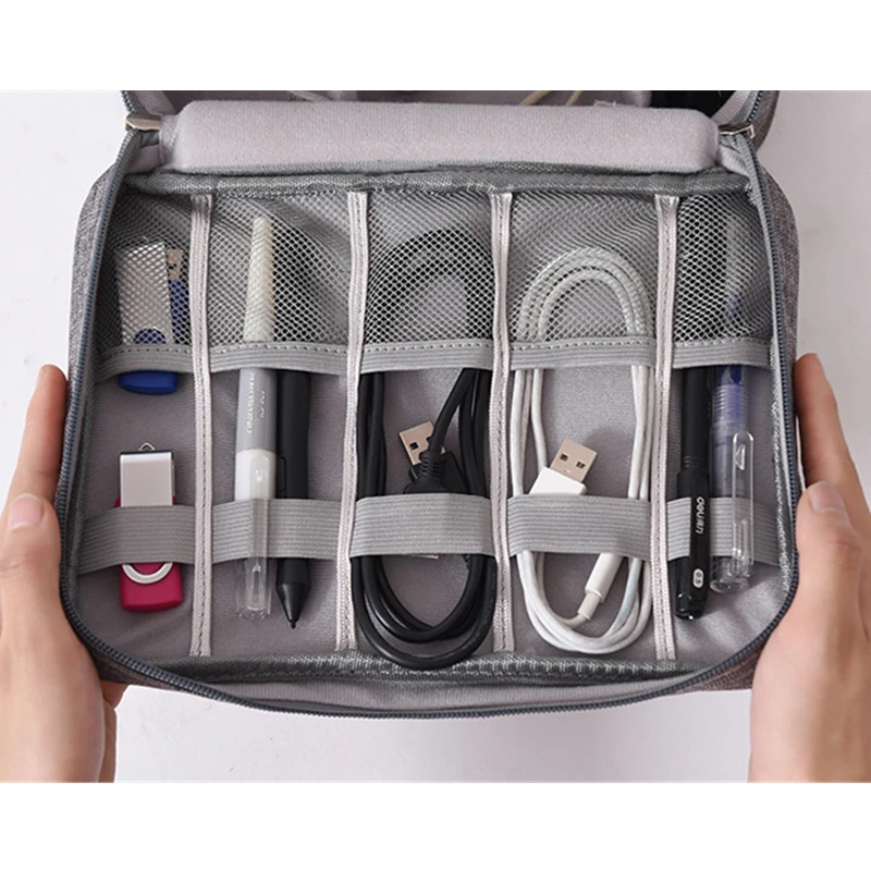 RUPUTIN Digital Cable Bag Portable Gadgets Pouch Power Cord Charger Headset Organizer Drive Electronic Case Travel Accessories RUPUTIN Digital Cable Bag Portable Gadgets Pouch Power Cord Charger Headset Organizer Drive Electronic Case Travel Accessories