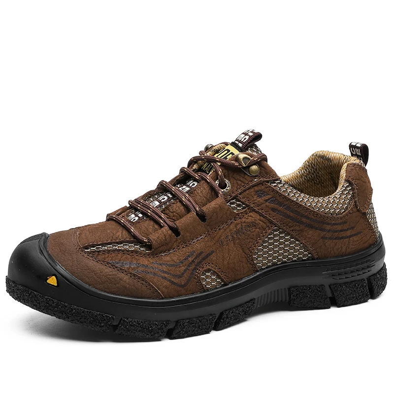 YRRFUOT/Высококачественная Мужская походная обувь; брендовая уличная Нескользящая спортивная обувь; Роскошные дышащие трендовые мужские кроссовки; прогулочная обувь