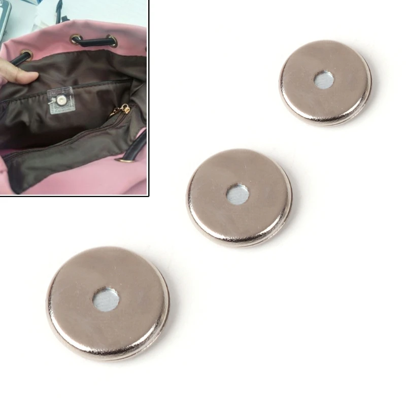 

10x Invisible Hidden Sew in Magnetic Snaps Magnet Button Purse Closure Handcraft