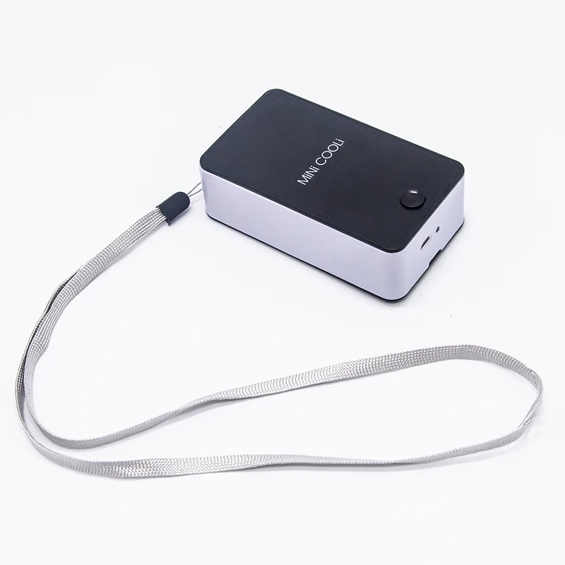 Портативный мини Кондиционер USB вентилятор перезаряжаемый Leafless кулер вентиляторы настольный охлаждающий кондиционер