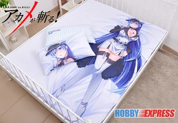 

Hobby Express Esdeath - Akame Ga Kill Japanese Bed Blanket or Duvet Cover with Two Pillow Cases H0417