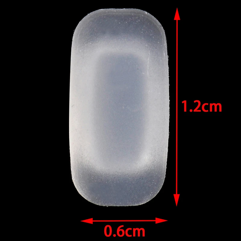 5 пар/лот, новинка, квадратная силиконовая подушка безопасности, мягкие носовые упоры для очков, слот для встраивания, кассеты, противоскользящие очки