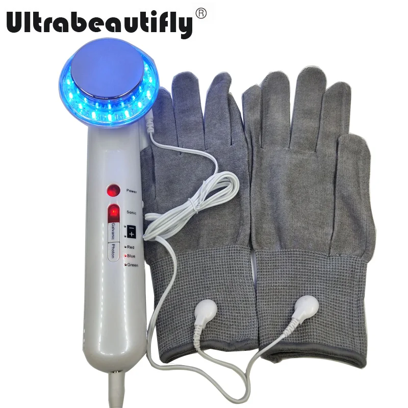 

7 IN 1 Portable Ultrasonic Galvanic Photon Ion Spa Bio Microcurrent EMS Fat Burner Body Slimming Sculpting Massager Machine