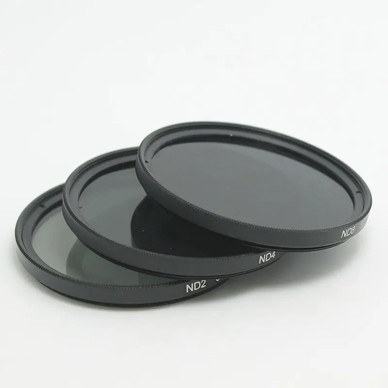 Lens Filter ND2 ND4 ND8 Neutral Density ND Filters 49 52 55 58 62 67 72 77 82mm 2
