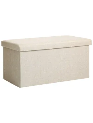 Cotton rectangular storage stool stool can sit adult sofa stool shoe bench home storage box multi-function Cotton rectangular storage stool stool can sit adult sofa stool shoe bench home storage box multi-function