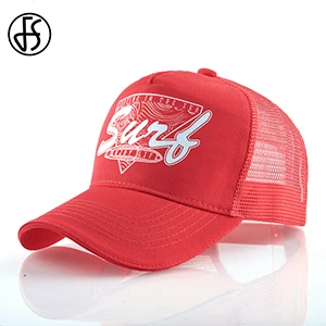 FS Casquette Trucker шапка зимняя дышащая сетчатая шляпа Snapback 5 панель Кепка s для мужчин и женщин высокое качество бейсболки красный зеленый хип-хоп