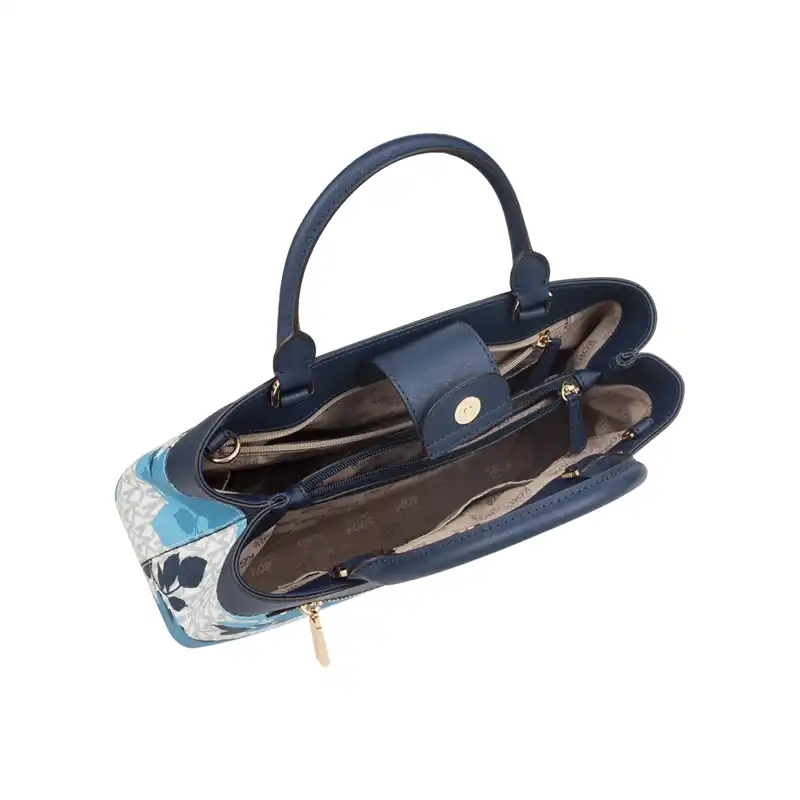 michael kors hailee crossgrain leather satchel