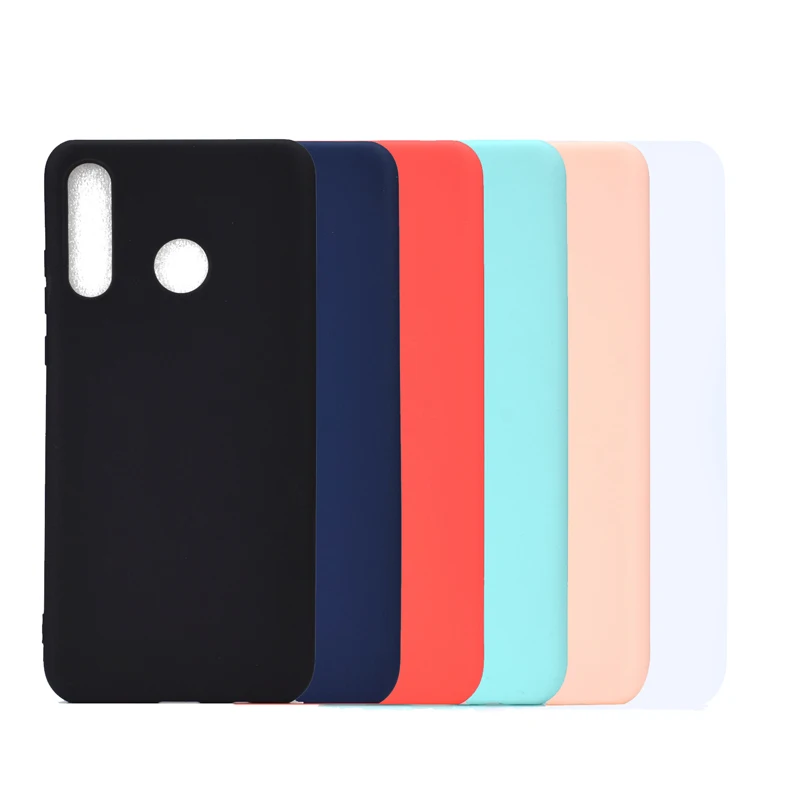 

Fashion Macaron Candy Colors Soft TPU Frosted Case Phone Silicone Bag Cover Skin Shell Coque Funda for HUAWEI P30 Lite Cases