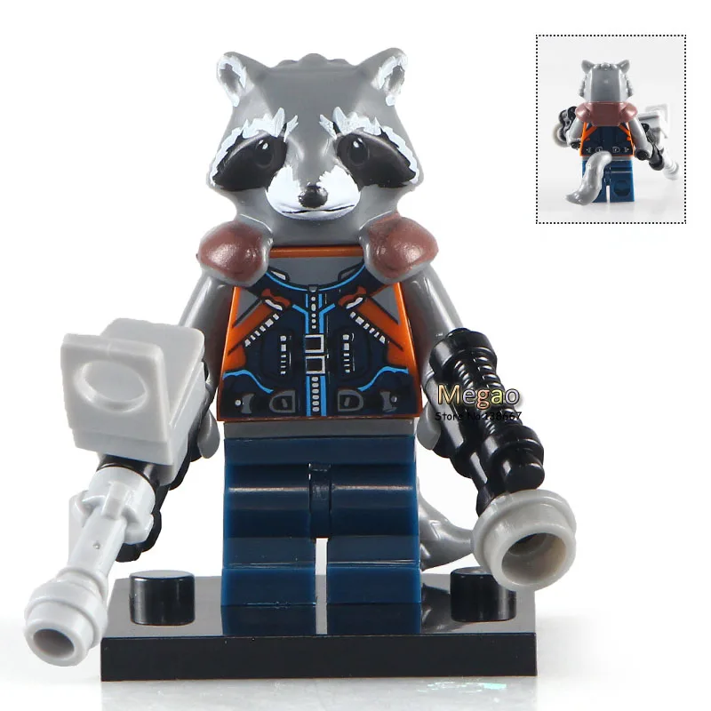 

2017 NEW Guardians of the Galaxy 2 XINH607 Rocket Racoon Single Sale 76081 Super Heroes DIY Building Block Toys X0159