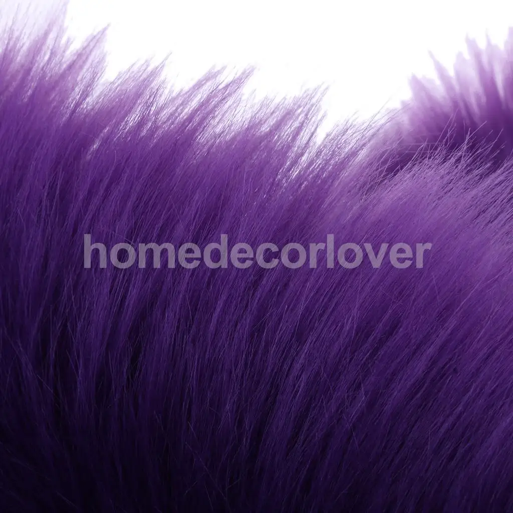 40x60cm Sheepskin Fluffy Skin Faux Fur Fake Rug Mat Rugs For Living Room Bedroom Sofa Floor 