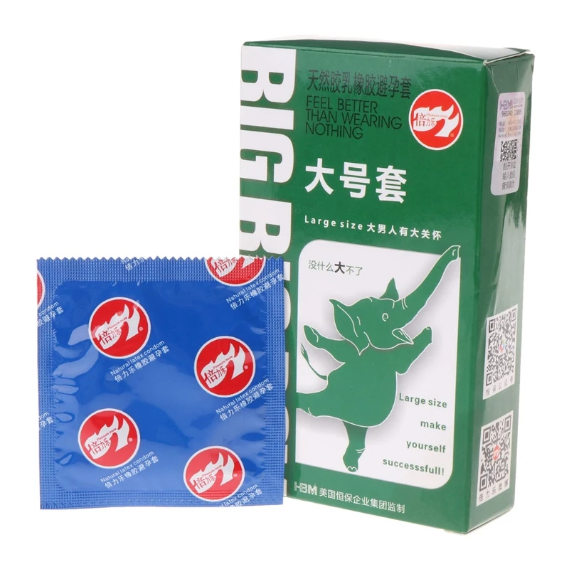Sex shop products condoms 10Pcs/Set Large Size Condom Sex Product Safe Condoms For Men Sealed Package dropshipping