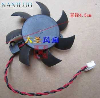 

NANILUO A5010L12S(ZP) 45mm 12V 0.08A 2Wire For Sapphire HD4350 HD4550 Graphics Card Cooling Fan