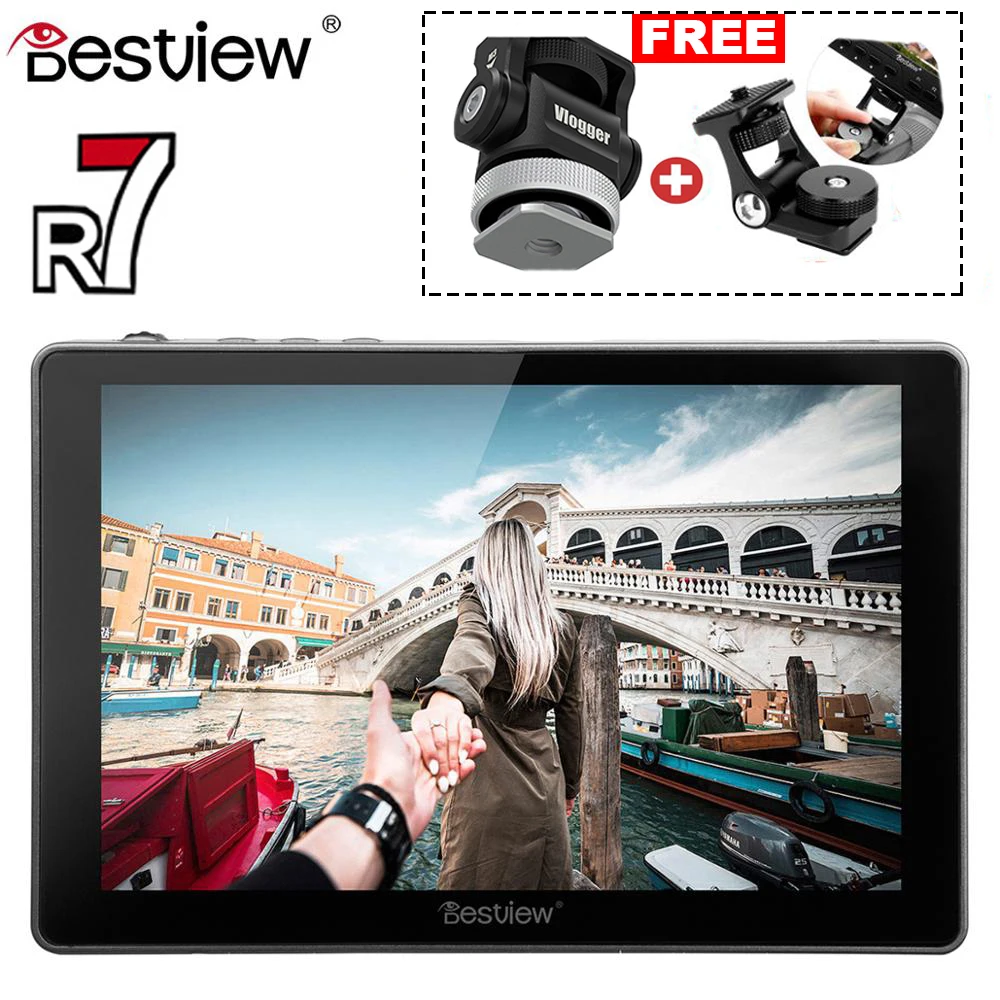 

BestView R7 4K HDMI Monitor 7 Inch LCD Full Touch Screen 1920x1200 Video Camera DSLR Monitor for Sony Canon Nikon Panasonic