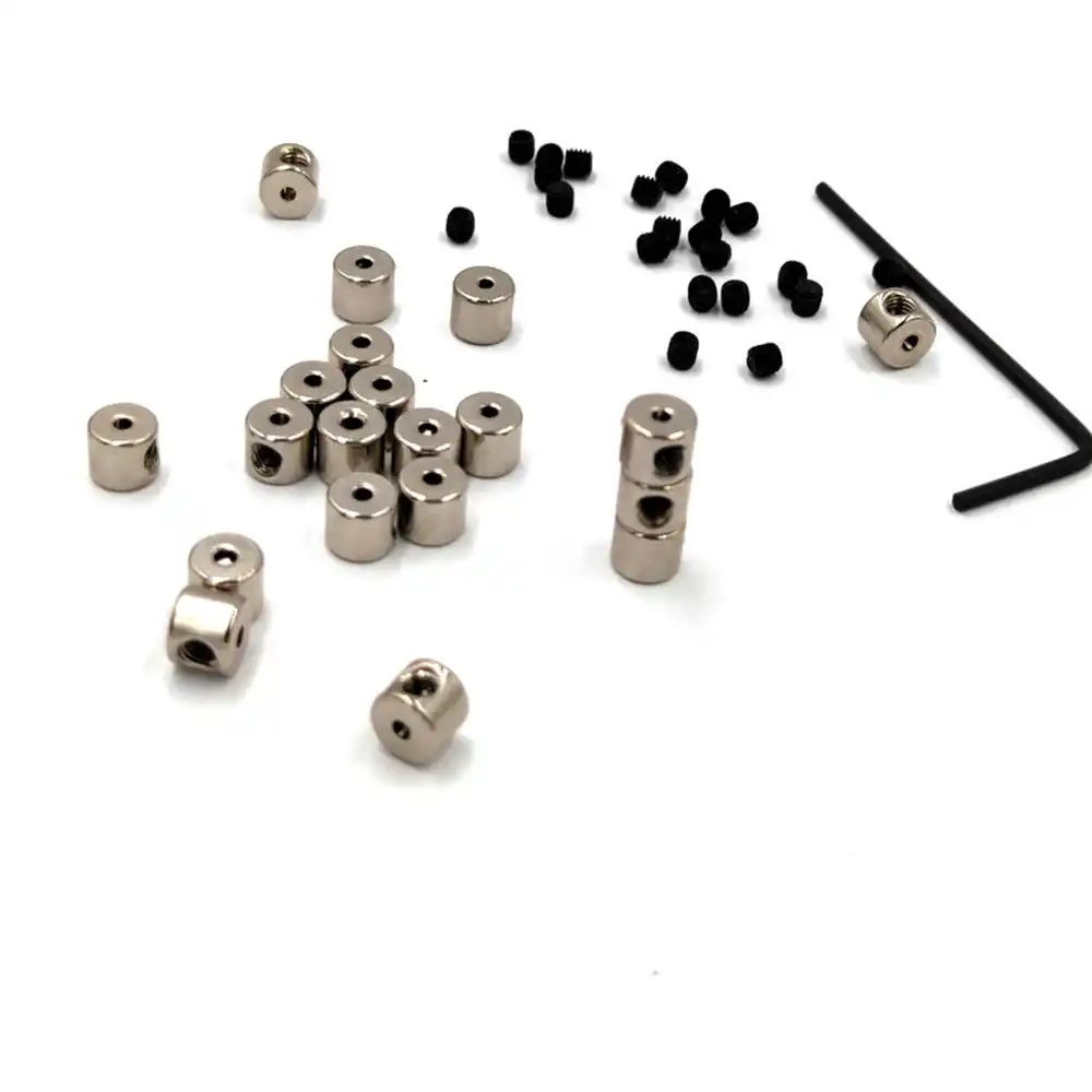 Silver Pin Locks,20 Pieces Metal Locking Pin Keepers Backs Replacement Pin Backs Clasp for Badges Insignia Name Tags Display Books Lanyards Bags Vests Hats